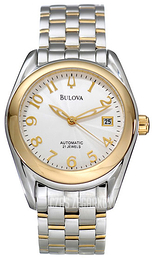 Bulova Bracelet Biały/Stal w odcieniu złota Ø41 mm 98H34