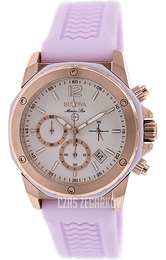 Bulova Purpurowy/Guma Ø36 mm 98M118