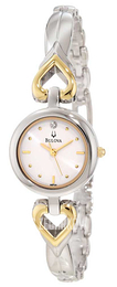 Bulova Diamond Srebrny/Stal w odcieniu złota Ø23 mm 98P131