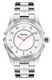 Bulova Diamond Srebrny/Stal Ø32 mm 98P135