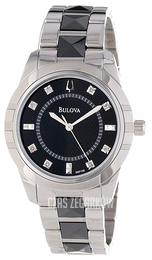 Bulova Diamond Czarny/Czeramiczna Ø32 mm 98P136