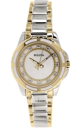 Bulova Biały/Stal Ø32 mm 98P140