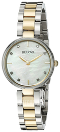 Bulova Diamond Srebrny/Stal w odcieniu złota Ø27 mm 98P146