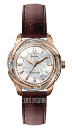 Bulova Brightwater Biały/Skóra Ø30.8 mm 98R152