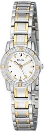 Bulova Diamond Srebrny/Stal w odcieniu złota Ø21 mm 98R155