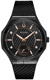 Bulova Diamond Czarny/Guma Ø40.5 mm 98R240