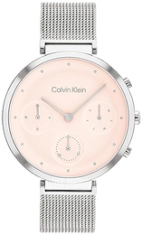Calvin Klein Minimalistic Różowy/Stal Ø37 mm 25200286