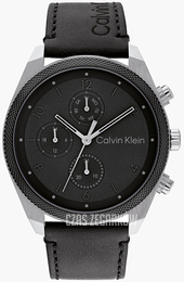 Calvin Klein CK Impact Czarny/Skóra Ø44 mm 25200364
