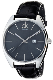 Calvin Klein Exchange Czarny/Skóra Ø44 mm K2F21107