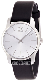 Calvin Klein City Srebrny/Skóra Ø31 mm K2G231C6