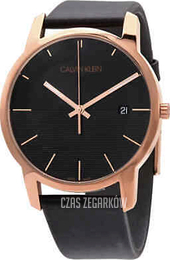 Calvin Klein City Czarny/Skóra Ø43 mm K2G2G6CZ