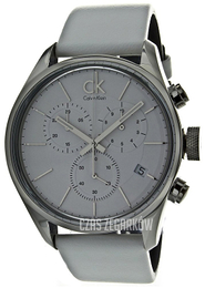 Calvin Klein Masculine Biały/Skóra Ø44 mm K2H27101