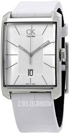 Calvin Klein Window Srebrny/Skóra Ø31 mm K2M21120