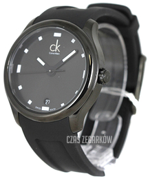 Calvin Klein Visible Czarny/Guma Ø44 mm K2V214D1