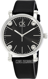 Calvin Klein Cogent Czarny/Skóra Ø36 mm K3B231C1