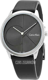 Calvin Klein Minimal Szary/Skóra Ø40 mm K3M211C3