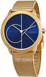 Calvin Klein Niebieski/Stal w odcieniu złota Ø40 mm K3M5155N