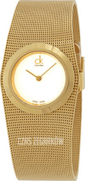 Calvin Klein Impulsive Biały/Stal w odcieniu złota Ø27 mm K3T23526