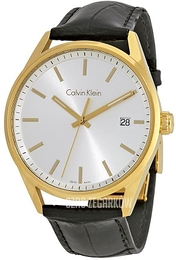 Calvin Klein Formality Srebrny/Skóra Ø43 mm K4M215C6