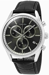 Calvin Klein Formality Szary/Skóra Ø43.5 mm K4M271C3