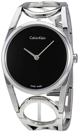 Calvin Klein Round Czarny/Stal Ø33.5 mm K5U2S141