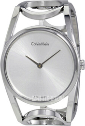Calvin Klein Round Srebrny/Stal Ø33.5 mm K5U2S146