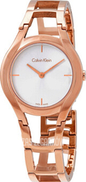 Calvin Klein Classic Srebrny/Stal w kolorze różowego złota Ø32 mm K6R23626