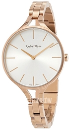 Calvin Klein Srebrny/Stal w kolorze różowego złota Ø36 mm K7E23646