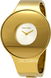 Calvin Klein Biały/Stal w odcieniu złota Ø21 mm K8C2S516