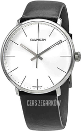 Calvin Klein Srebrny/Skóra Ø40 mm K8M211C6