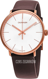 Calvin Klein Srebrny/Skóra Ø40 mm K8M216G6