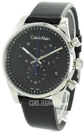 Calvin Klein Czarny/Skóra Ø42 mm K8S271C1