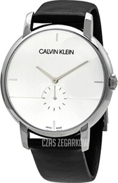 Calvin Klein Established Srebrny/Skóra Ø43 mm K9H2X1C6