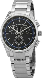 Calvin Klein Completion Czarny/Stal Ø43 mm KAM27141