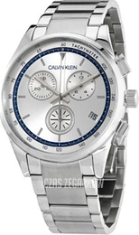 Calvin Klein Completion Srebrny/Stal Ø43 mm KAM27146