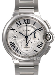 Cartier Ballon Bleu Srebrny/18 karatowe białe złoto Ø47.1 mm W6920031