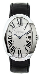 Cartier Baignoire Srebrny/Skóra 34.07x44 mm W8000001