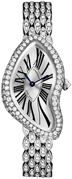 Cartier Crash Srebrny/18 karatowe białe złoto HPI00654