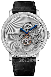 Cartier Rotonde De Cartier Srebrny/Skóra Ø39 mm HPI00944