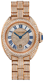 Cartier Cle de Cartier Srebrny/18 karatowe różowe złoto Ø31 mm HPI01039