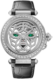 Cartier Pasha De Cartier Srebrny/Skóra Ø41 mm HPI01358