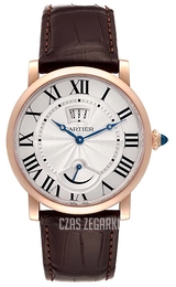 Cartier Rotonde De Cartier Srebrny/Skóra Ø40 mm W1556252
