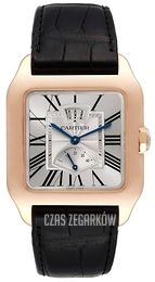 Cartier Santos Dumont Srebrny/Skóra W2020067