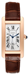 Cartier Tank Americaine Srebrny/Skóra W2620030