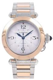 Cartier Pasha De Cartier Srebrny/18 karatowe różowe złoto Ø35 mm W2PA0008