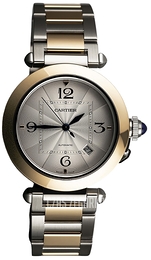 Cartier Pasha De Cartier Srebrny/18 karatowe żółte złoto Ø41 mm W2PA0009
