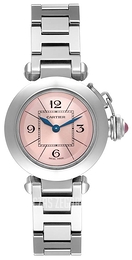 Cartier Pasha Miss Pasha Różowy/Stal Ø27 mm W3140008