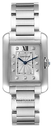 Cartier Tank Anglaise Srebrny/Stal W4TA0004