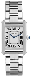 Cartier Tank Solo Small Srebrny/Stal 24.4x31 mm W5200013