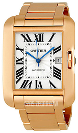 Cartier Tank Anglaise Srebrny/18 karatowe różowe złoto W5310002